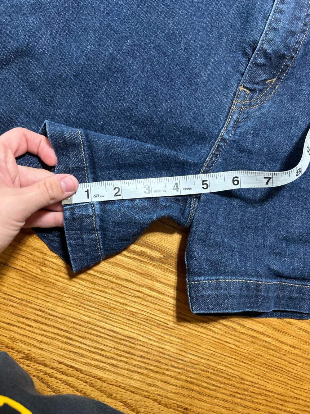 Women’s Levis 515 Shorts Dark Wash Size 16 - Picture 7 of 7